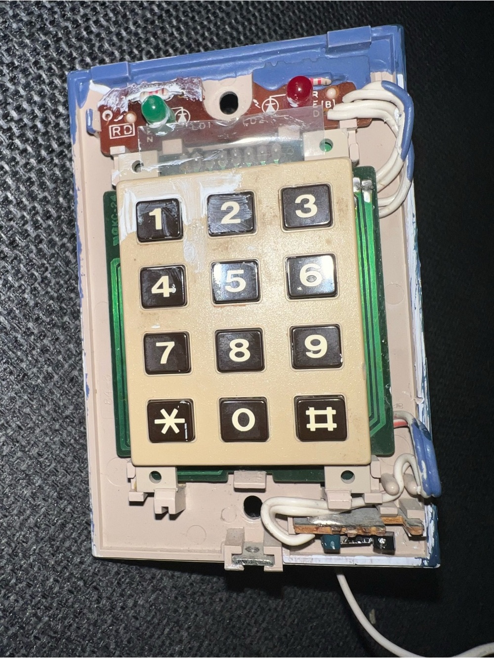 UL BP-3602 Household Burglar Alarm Wired Keypad Control Panel